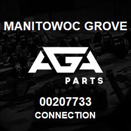00207733 Manitowoc Grove CONNECTION | AGA Parts