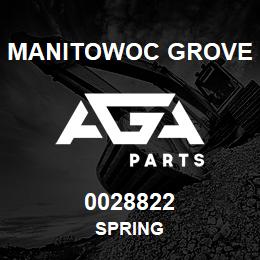 0028822 Manitowoc Grove SPRING | AGA Parts