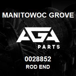 0028852 Manitowoc Grove ROD END | AGA Parts