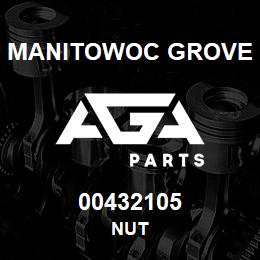 00432105 Manitowoc Grove NUT | AGA Parts