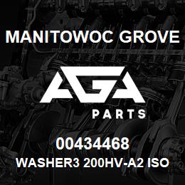 00434468 Manitowoc Grove WASHER3 200HV-A2 ISO 7089 | AGA Parts