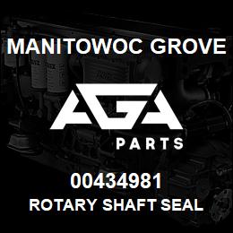 00434981 Manitowoc Grove ROTARY SHAFT SEAL | AGA Parts