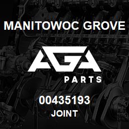00435193 Manitowoc Grove JOINT | AGA Parts