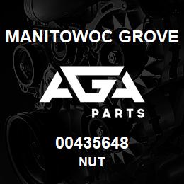 00435648 Manitowoc Grove NUT | AGA Parts