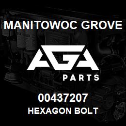 00437207 Manitowoc Grove HEXAGON BOLT | AGA Parts