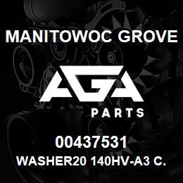 00437531 Manitowoc Grove WASHER20 140HV-A3 C. ISO 7090 | AGA Parts