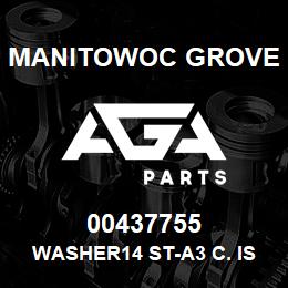 00437755 Manitowoc Grove WASHER14 ST-A3 C. ISO 8738 | AGA Parts