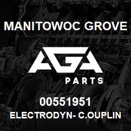 00551951 Manitowoc Grove ELECTRODYN- C.OUPLING | AGA Parts