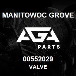 00552029 Manitowoc Grove VALVE | AGA Parts