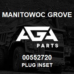 00552720 Manitowoc Grove PLUG INSET | AGA Parts