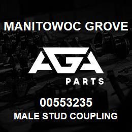 00553235 Manitowoc Grove MALE STUD COUPLING | AGA Parts