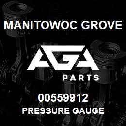00559912 Manitowoc Grove PRESSURE GAUGE | AGA Parts