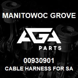 00930901 Manitowoc Grove CABLE HARNESS FOR SAFETY LOAD | AGA Parts