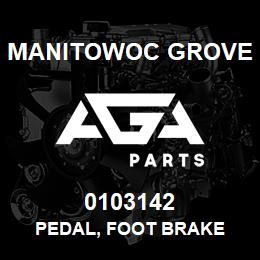 0103142 Manitowoc Grove PEDAL, FOOT BRAKE | AGA Parts
