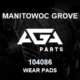 104086 Manitowoc Grove Wear Pads | AGA Parts