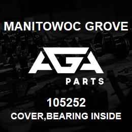 105252 Manitowoc Grove COVER,BEARING INSIDE RH | AGA Parts