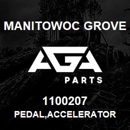 1100207 Manitowoc Grove PEDAL,ACCELERATOR | AGA Parts