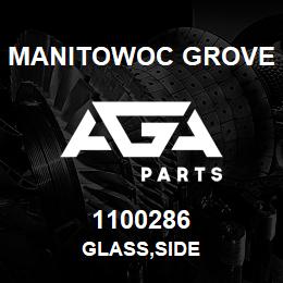 1100286 Manitowoc Grove GLASS,SIDE | AGA Parts