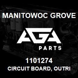 1101274 Manitowoc Grove CIRCUIT BOARD, OUTRIGGERS 3340 | AGA Parts