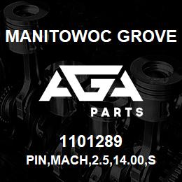 1101289 Manitowoc Grove PIN,MACH,2.5,14.00,STL,Z | AGA Parts