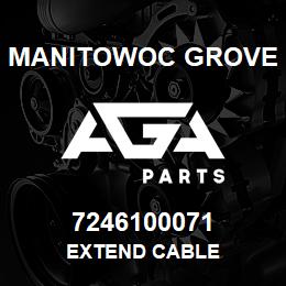 7246100071 Manitowoc Grove EXTEND CABLE | AGA Parts