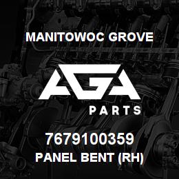 7679100359 Manitowoc Grove PANEL BENT (RH) | AGA Parts