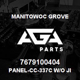 7679100404 Manitowoc Grove PANEL-CC-337C W/O JIB-RERATE | AGA Parts
