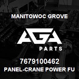 7679100462 Manitowoc Grove PANEL-CRANE POWER FUNCTIONS | AGA Parts