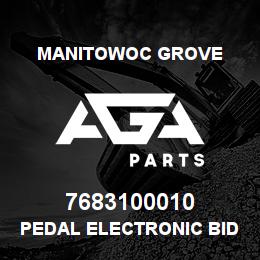 7683100010 Manitowoc Grove PEDAL ELECTRONIC BIDIRECTIONAL | AGA Parts