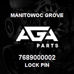 7689000002 Manitowoc Grove LOCK PIN | AGA Parts