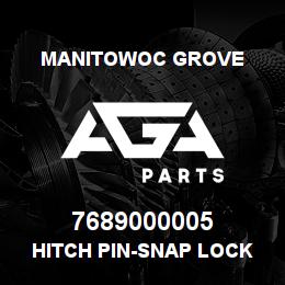 7689000005 Manitowoc Grove HITCH PIN-SNAP LOCK | AGA Parts