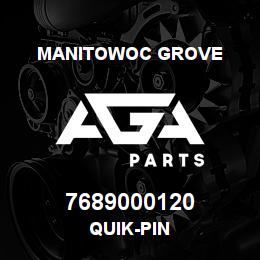7689000120 Manitowoc Grove QUIK-PIN | AGA Parts