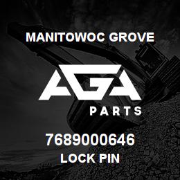 7689000646 Manitowoc Grove LOCK PIN | AGA Parts