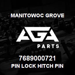 7689000721 Manitowoc Grove PIN LOCK HITCH PIN | AGA Parts