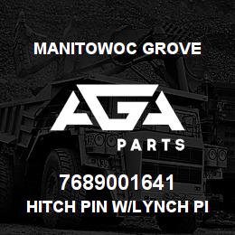 7689001641 Manitowoc Grove HITCH PIN W/LYNCH PIN | AGA Parts