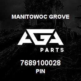 7689100028 Manitowoc Grove PIN | AGA Parts