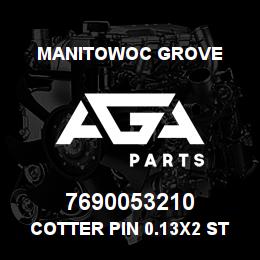7690053210 Manitowoc Grove Cotter Pin 0.13x2 St | AGA Parts