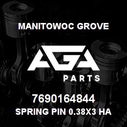 7690164844 Manitowoc Grove Spring Pin 0.38x3 Hard | AGA Parts