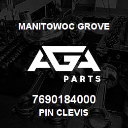 7690184000 Manitowoc Grove PIN CLEVIS | AGA Parts
