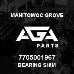 7705001967 Manitowoc Grove BEARING SHIM | AGA Parts