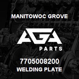 7705008200 Manitowoc Grove WELDING PLATE | AGA Parts