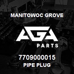 7709000015 Manitowoc Grove PIPE PLUG | AGA Parts