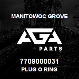 7709000031 Manitowoc Grove PLUG O RING | AGA Parts