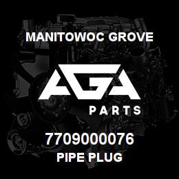 7709000076 Manitowoc Grove PIPE PLUG | AGA Parts