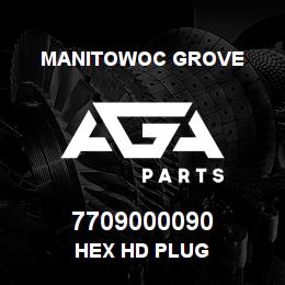 7709000090 Manitowoc Grove HEX HD PLUG | AGA Parts
