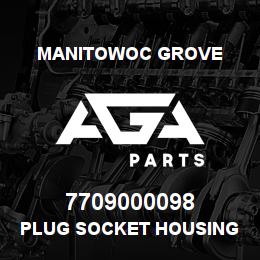 7709000098 Manitowoc Grove PLUG SOCKET HOUSING AMP ,1-480 | AGA Parts