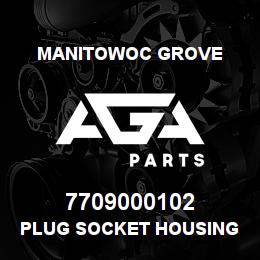 7709000102 Manitowoc Grove PLUG SOCKET HOUSING AMP ,1-480 | AGA Parts