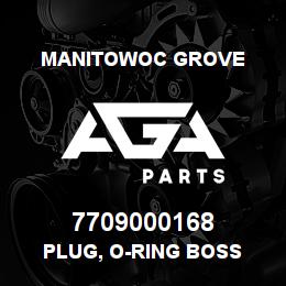 7709000168 Manitowoc Grove PLUG, O-RING BOSS | AGA Parts