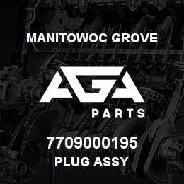 7709000195 Manitowoc Grove PLUG ASSY | AGA Parts