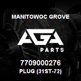 7709000276 Manitowoc Grove PLUG (31ST-72) | AGA Parts